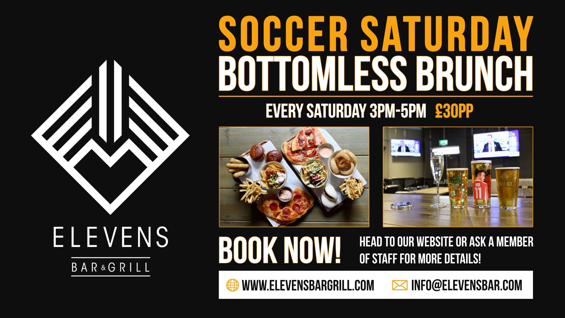 Bottomless Brunch Elevens Bar